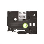 Brother TZe-FX231 Flexible Premium Tape Black / White 12mm
