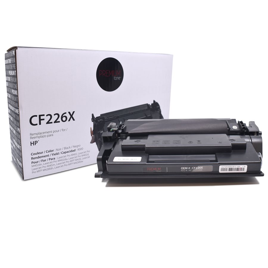 HP CF226X (26X) Black Compatible Premium Tone 9K